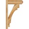 Ekena Millwork Merced Rough Sawn Craftsman Outlooker, Western Red Cedar, 6"W x 18"D x 30"H OUT06X18X30MRC04RWR - alternate 4